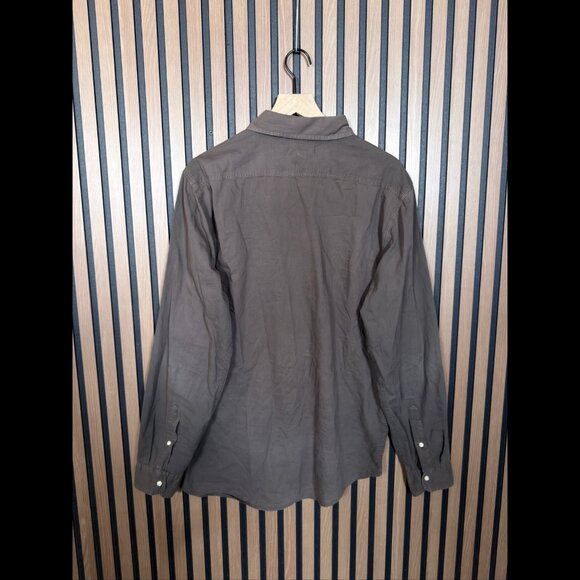 Velvet by Graham & Spencer Shirt Large Mens Brown Long Sleeve Collared Pocket - Picture 2 of 9
